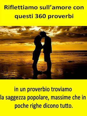 cover image of Proverbi sull'amore